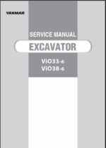 YANMAR VIO33-6, VIO38-6 Crawler excavators SERVICE MANUAL