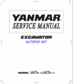 YANMAR ViO45-5, ViO55-5 Crawler excavators SERVICE MANUAL