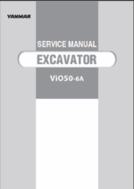 YANMAR VIO50-6A Crawler excavators SERVICE MANUAL