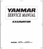 YANMAR VIO50U Crawler excavators SERVICE MANUAL