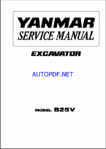 YANMAR B25 Lighting towers SERVICE MANUAL