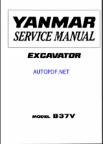 YANMAR B37V Lighting towers SERVICE MANUAL
