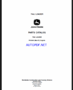 John Deere 744J LOADER Parts Catalog