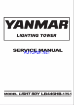 YANMAR LB446HB-1,H1 Lighting towers SERVICE MANUAL