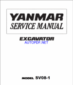 YANMAR SV08-1 Lighting towers SERVICE MANUAL