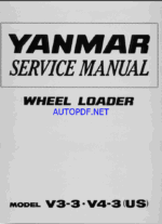 YANMAR V3-3 . V4-3 Lighting towers SERVICE MANUAL