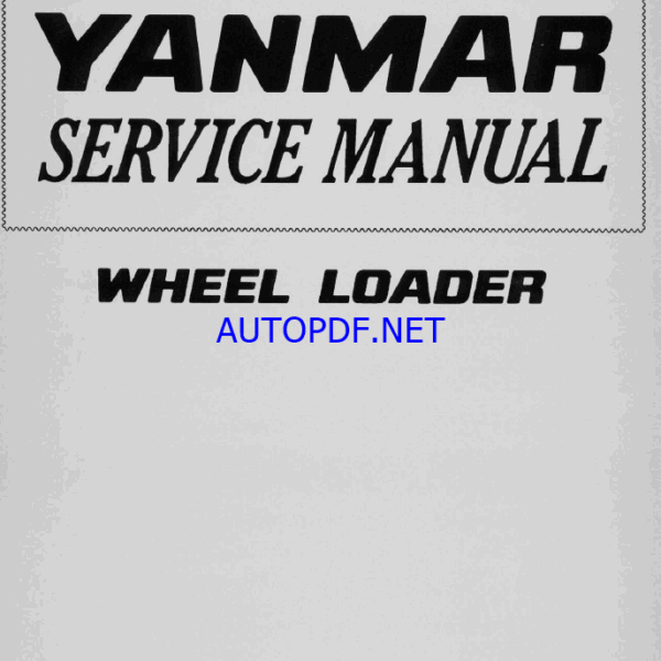 YANMAR V3-3 . V4-3 Lighting towers SERVICE MANUAL
