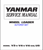 YANMAR V3-5 ,V4-5 Lighting towers SERVICE MANUAL
