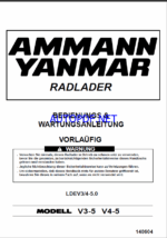 YANMAR V3-5 V4-5 BEDIENUNGS & WARTUNGSANLEITUNG Lighting towers SERVİCE MANUAL
