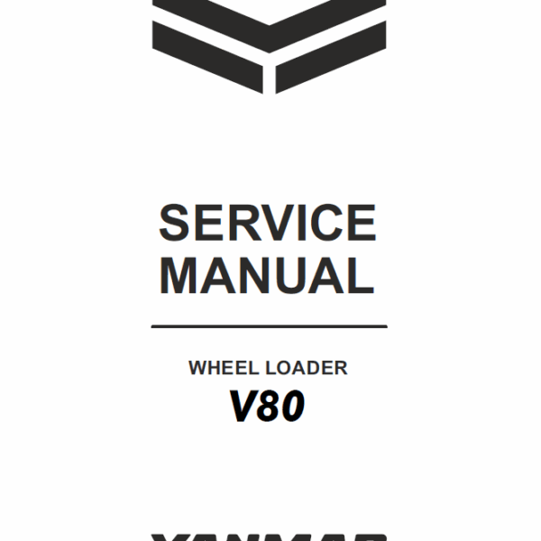 YANMAR V80 Lighting towers SERVICE MANUAL