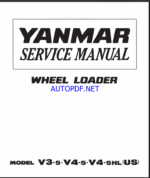 YANMAR V3-5 ,V4-5 Wheeled loader SERVICE MANUAL