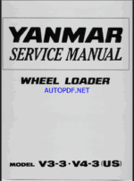 YANMAR v4-3 Wheeled loader SERVICE MANUAL