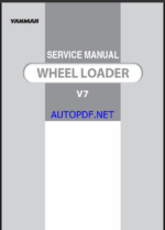 YANMAR V7 Wheeled loader SERVICE MANUALYANMAR V7 Wheeled loader SERVICE MANUAL