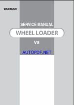 YANMAR V8 Wheeled loader SERVICE MANUAL