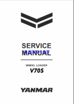 YANMAR V70S Wheeled loader SERVICE MANUAL