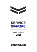 YANMAR V80 Wheeled loader SERVICE MANUAL