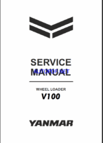 YANMAR V100 Wheeled loader SERVICE MANUAL