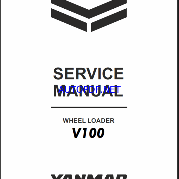 YANMAR V100 Wheeled loader SERVICE MANUAL