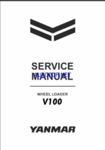 YANMAR V100 Wheeled loader SERVICE MANUAL