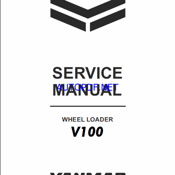 YANMAR V100 Wheeled loader SERVICE MANUAL