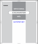 YANMAR VIO80 SERVICE MANUAL