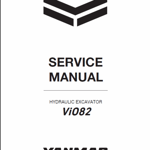 YANMAR VIO82 Crawler excavators SERVICE MANUAL