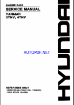 YANMAR 3TNV,4TNV SERVICE MANUAL