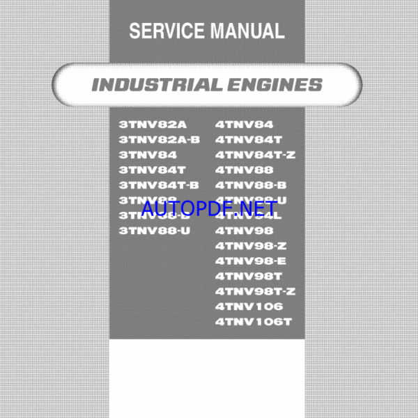 YANMAR 4TNV94L SERVICE MANUAL