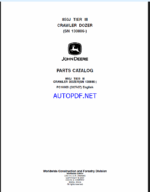 John Deere 850J TIER III CRAWLER DOZER Parts Catalog