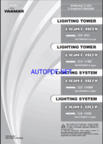 YANMAR ELB 114BC, ELB 144BW ELB 144BS, ELB 44SC MANUALE D’USO E DI MANUTENZIONE