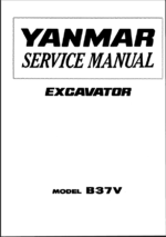 YANMAR B37V Crawler excavators SERVICE MANUAL