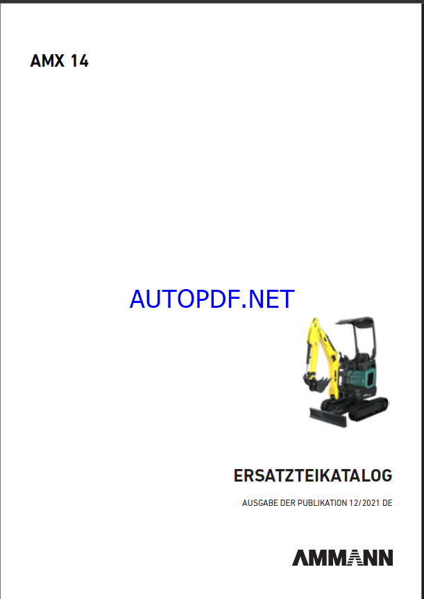 AMX 14 St V Spare Parts Catalog (DE)