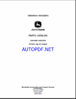 John Deere 748H, 848H SKIDDERS Parts Catalog (PC10033 (Apr-07)