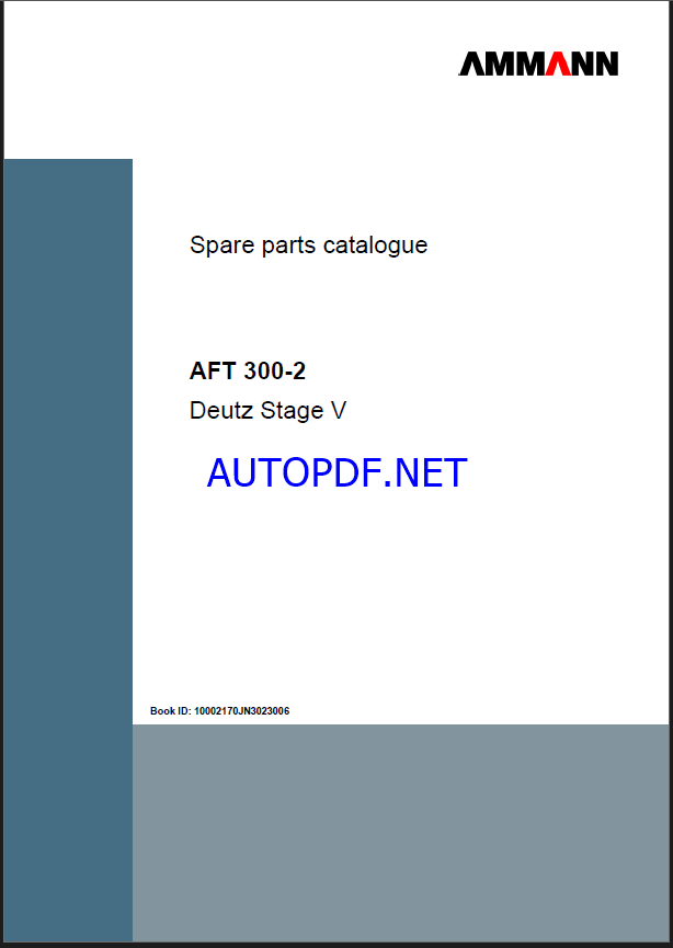 AFT 300-2 St V Spare PAVERS Parts Catalog