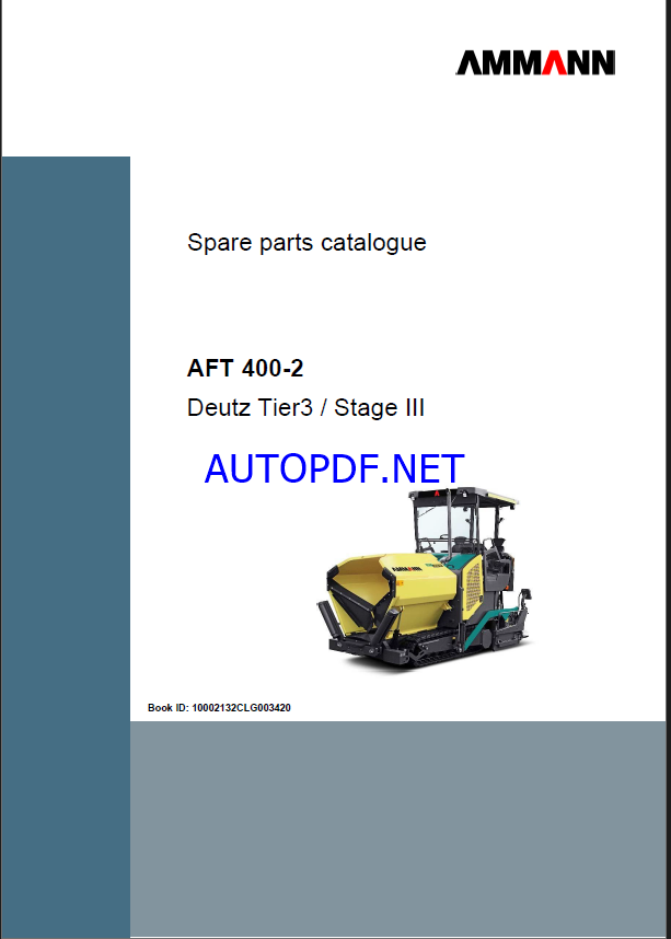 AFT 400-2 T3 Spare PAVERS Parts Catalog