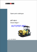 AFT 400-3 St V Spare Parts Catalog