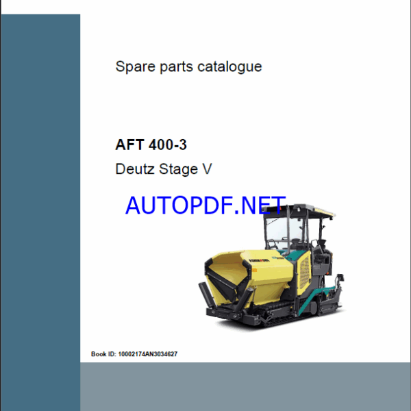 AFT 400-3 St V Spare Parts Catalog