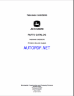 John Deere 748H, 848H SKIDDERS Parts Catalog