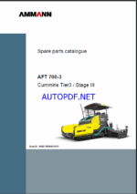 AFT 700-3 T3 Spare PAVERS Parts Catalog
