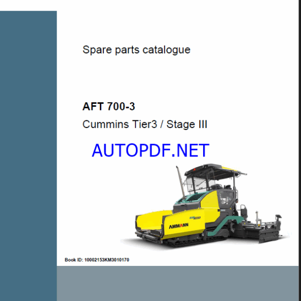 AFT 700-3 T3 Spare PAVERS Parts Catalog