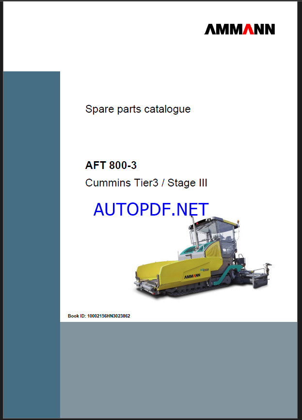 AFT 800-3 T3 Spare Parts Catalog