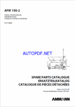 AFW 150-2 Spare PAVERS Parts Catalog