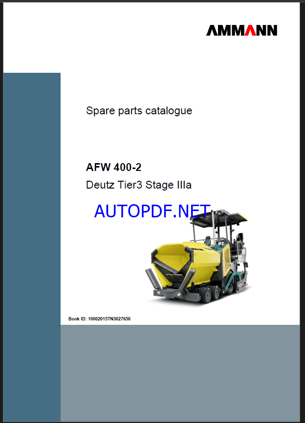 AFW 400-2 T3 Spare PAVERS Parts Catalog