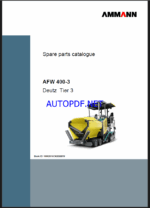 AFW 400-3 T3 Spare PAVERS Parts Catalog
