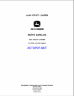 John Deere 624K UTILITY LOADER Parts Catalog