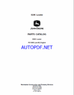 John Deere 824K Loader Parts Catalog