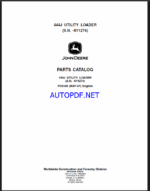 John Deere 444J UTILITY LOADER (S.N-611274) Parts Catalog