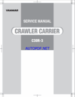 YANMAR C30 R-3 Crawler carriers SERVICE MANUAL