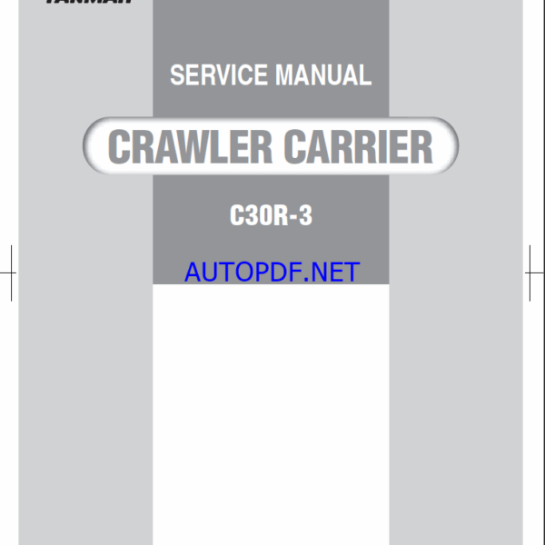 YANMAR C30 R-3 Crawler carriers SERVICE MANUAL