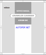 YANMAR C50R-3C Crawler carriers SERVICE MANUAL